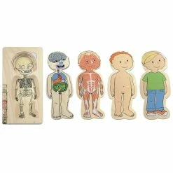 Discount 🥰 Beleduc - Your Body Boy 5 Layer Wooden Puzzle ✔️