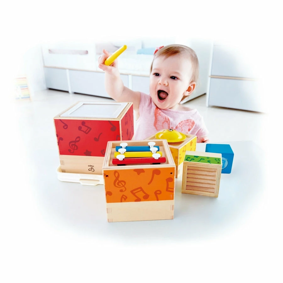 Discount 💯 Hape - Multi Stacking Music Set 6 Pieces 🎉 1 Discount 💯 Hape - Multi Stacking Music Set 6 Pieces 🎉