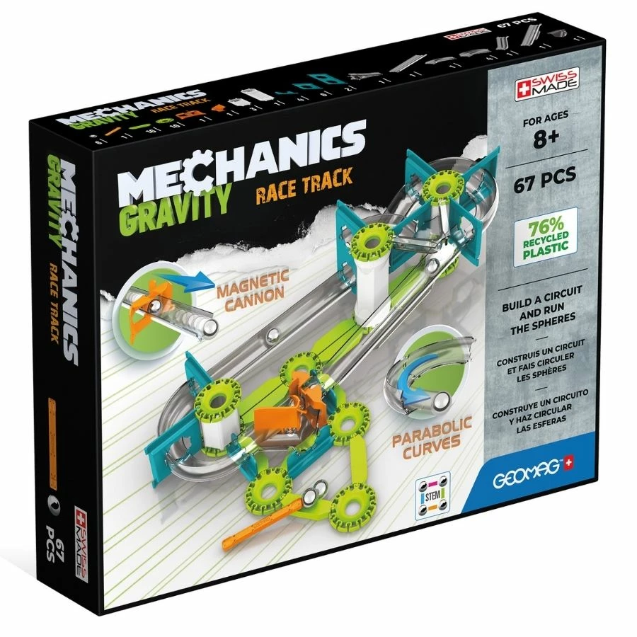 Promo ๐ Geomag - Mechanics Gravity Recycled: Race Track Recycled Plastic 67 Pieces ๐ 1 Promo ๐ Geomag - Mechanics Gravity Recycled: Race Track Recycled Plastic 67 Pieces ๐