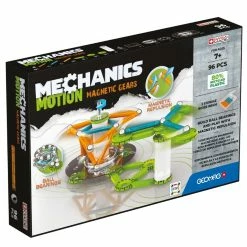 Wholesale 🤩 Geomag - Mechanics Magnetic Motion Recycle: Magnetic Gears Recycled Plastic 96 Pieces 😉