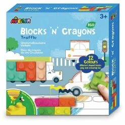 Cheap ⌛ Avenir - Blocks N Crayons Traffic Art Set 🥰