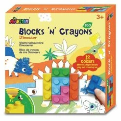 Buy 🔔 Avenir - Blocks N Crayons Dinosaurs Art Set ✨