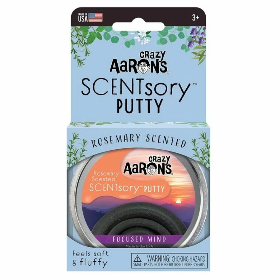 Wholesale ✨ Crazy Aarons Thinking Putty Crazy Aaron's Thinking Putty - SCENTsory Mindfulness Focused Mind Rosemary Scented 2.75" Tin ❤️ 1 Wholesale ✨ Crazy Aarons Thinking Putty Crazy Aaron's Thinking Putty - SCENTsory Mindfulness Focused Mind Rosemary Scented 2.75" Tin ❤️