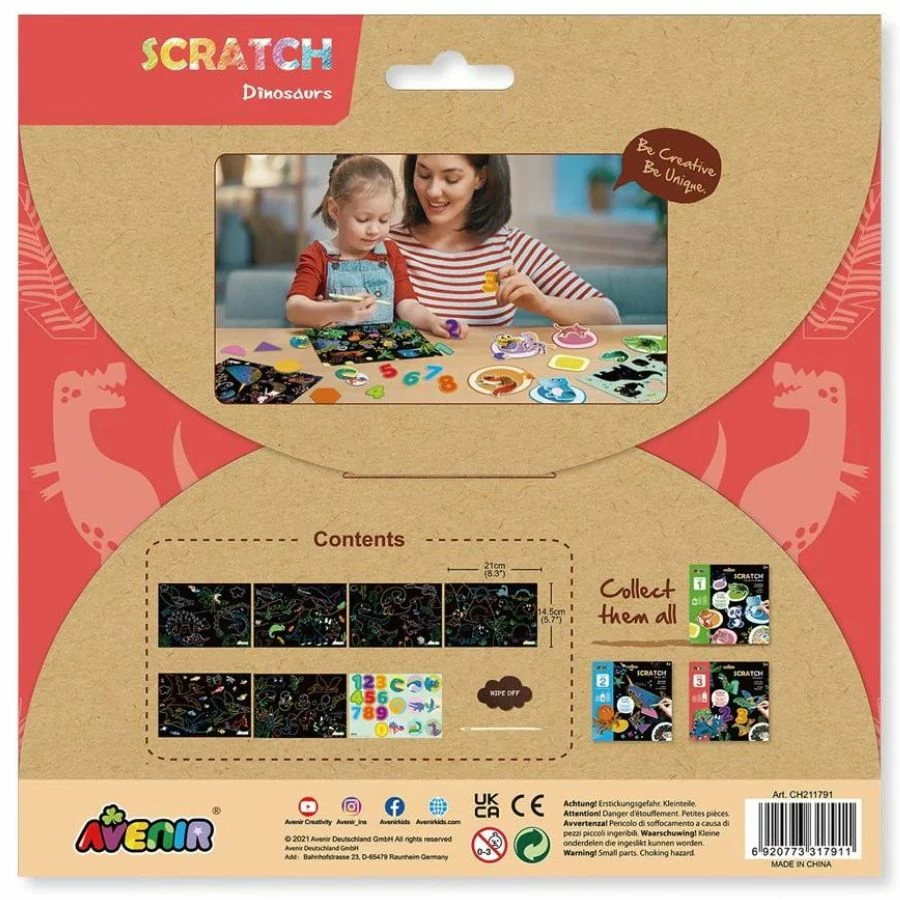 Cheapest โจ Avenir - Scratch Art: Dinosaurs ๐ 2 Cheapest โจ Avenir - Scratch Art: Dinosaurs ๐ - Image 2