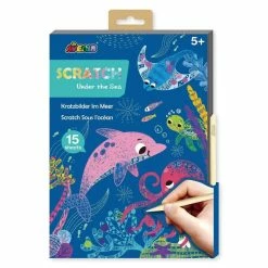 Wholesale 👍 Avenir - A4 Scratch Book Under The Sea 😉