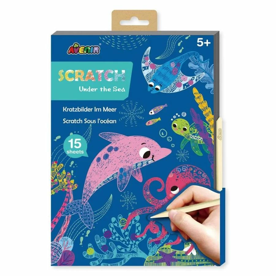 Wholesale 👍 Avenir - A4 Scratch Book Under The Sea 😉 1 Wholesale 👍 Avenir - A4 Scratch Book Under The Sea 😉