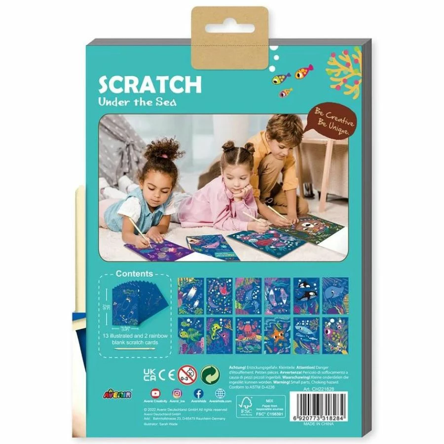 Wholesale 👍 Avenir - A4 Scratch Book Under The Sea 😉 2 Wholesale 👍 Avenir - A4 Scratch Book Under The Sea 😉 - Image 2