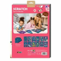 EeBoo Shop -EeBoo Shop CH221833 AvenirA4ScratchBookSecretGarden 2 1024x1024