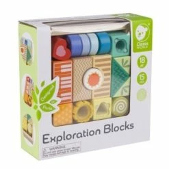 Flash Sale 🌟 Classic World - Exploration Blocks Wooden Toys For Toddlers 🔥 -EeBoo Shop CW54174 ClassicWorldExplorationBlocksWoodenToysforToddlers2 1024x1024