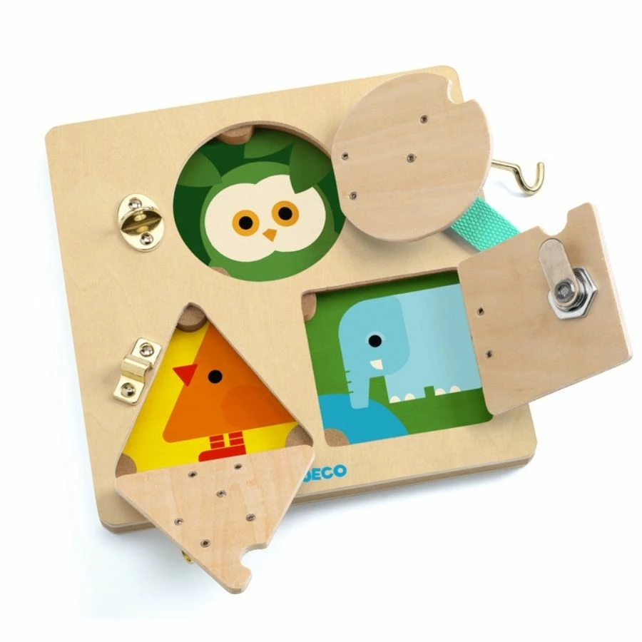 Best deal π Djeco - LockBasic Wooden Puzzle π 2 Best deal π Djeco - LockBasic Wooden Puzzle π - Image 2