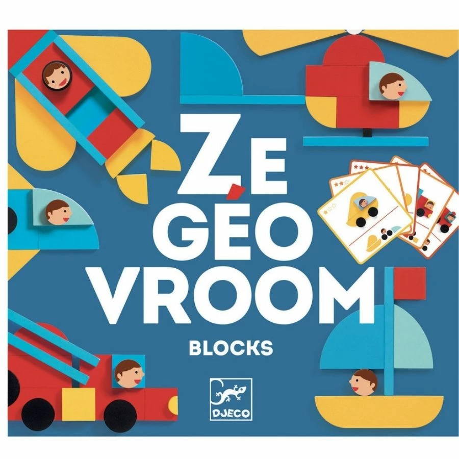 Wholesale ๐ Djeco - Ze Geo Vroum Wooden Set โ๏ธ 2 Wholesale ๐ Djeco - Ze Geo Vroum Wooden Set โ๏ธ - Image 2