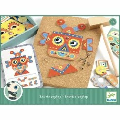 Buy 👏 Djeco - Tap Tap Robots Game ✔️ -EeBoo Shop DJ6646 DjecoRobotsTapTapforFineMotorSkillDevelopment 3 1024x1024