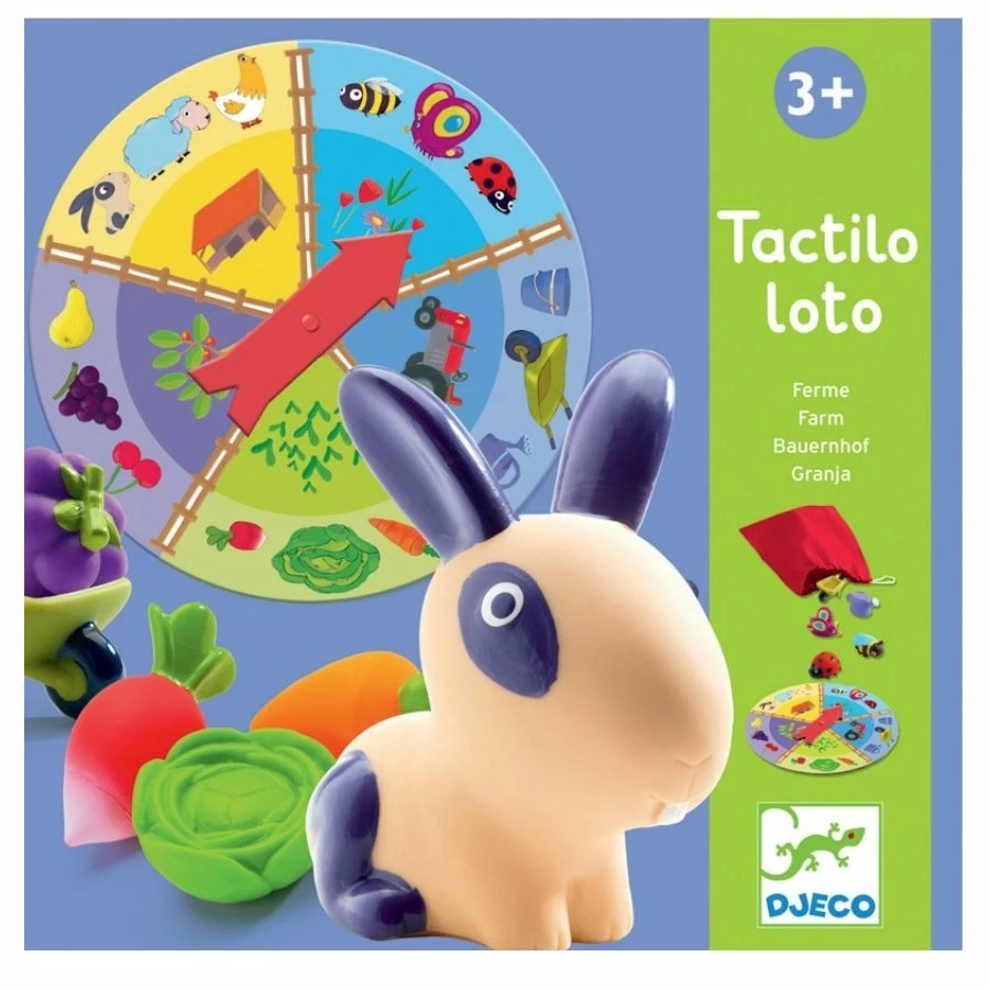 Promo 🥰 Djeco - Tactilo Loto Farm Game 🤩 1 Promo 🥰 Djeco - Tactilo Loto Farm Game 🤩