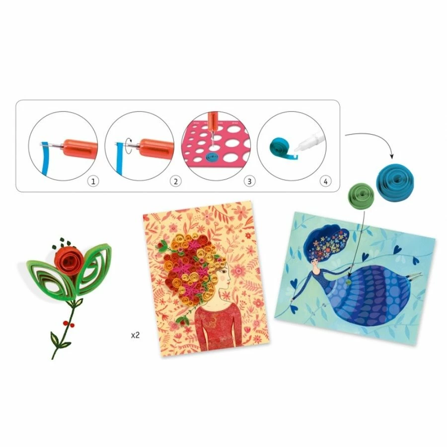Deals ๐ Djeco - Quilling Petticoat Scrolls Craft Kit โค๏ธ 2 Deals ๐ Djeco - Quilling Petticoat Scrolls Craft Kit โค๏ธ - Image 2