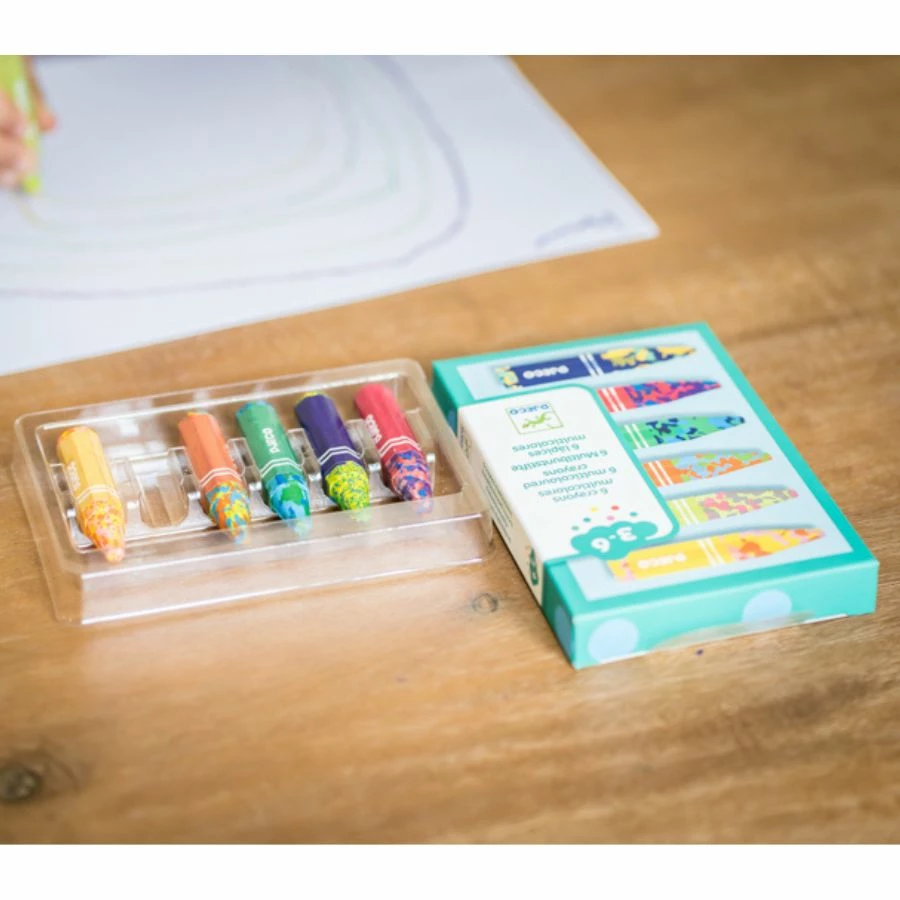 Best Sale 💯 Djeco - 6 Multicoloured Flower Crayons 🤩 2 Best Sale 💯 Djeco - 6 Multicoloured Flower Crayons 🤩 - Image 2