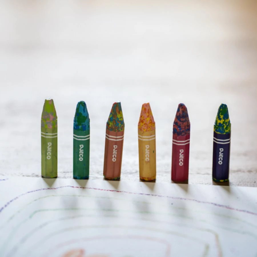 Best Sale 💯 Djeco - 6 Multicoloured Flower Crayons 🤩 4 Best Sale 💯 Djeco - 6 Multicoloured Flower Crayons 🤩 - Image 4