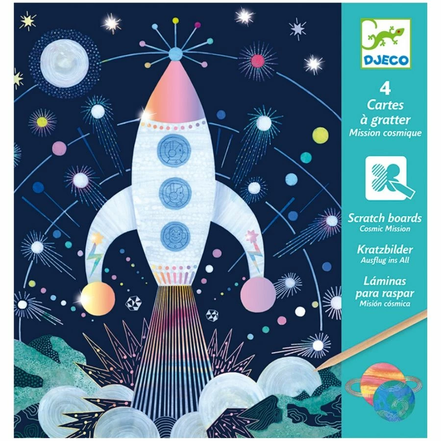 Discount ๐ Djeco - Cosmic Mission Scratch Cards ๐ 1 Discount ๐ Djeco - Cosmic Mission Scratch Cards ๐