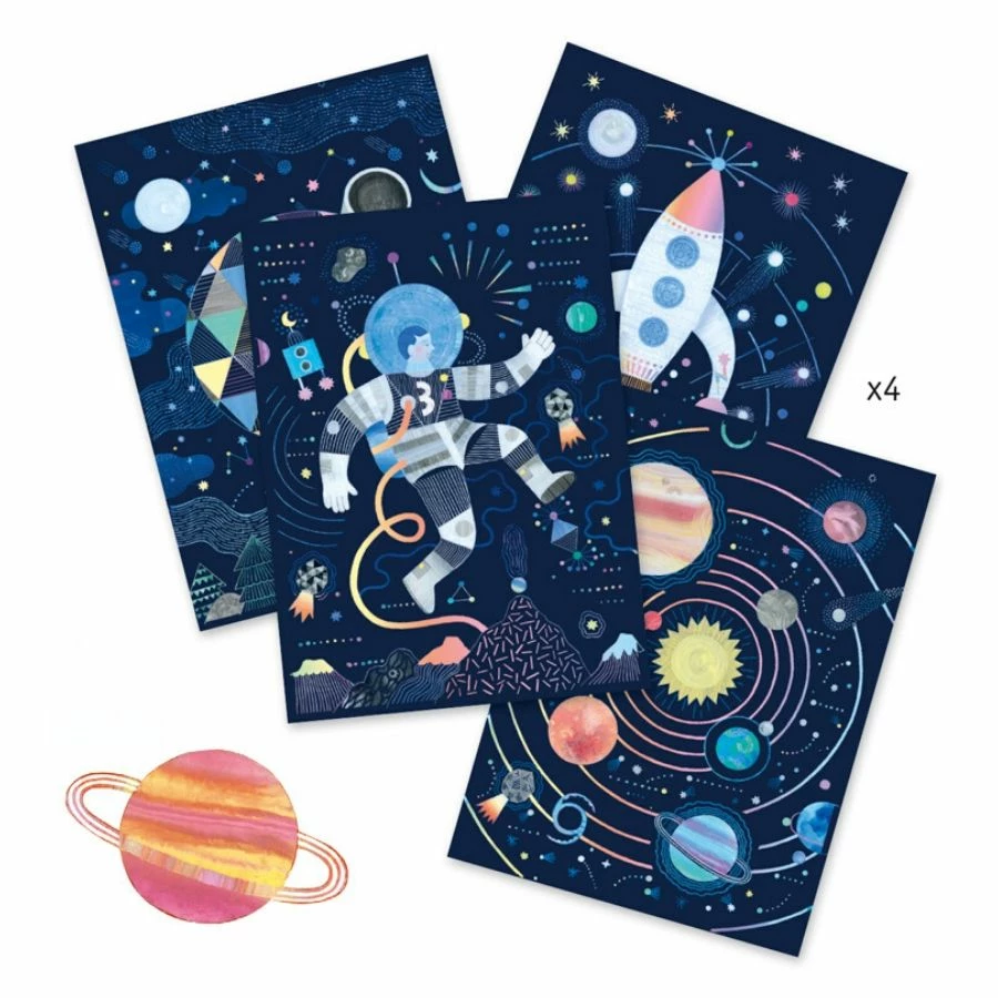 Discount ๐ Djeco - Cosmic Mission Scratch Cards ๐ 2 Discount ๐ Djeco - Cosmic Mission Scratch Cards ๐ - Image 2