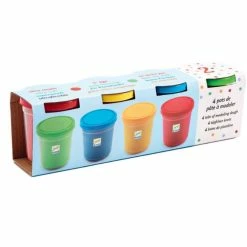 Best deal 😍 Djeco - Modelling Dough 4 Pots Of Bright Colours ❤️