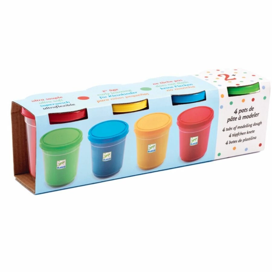 Best deal π Djeco - Modelling Dough 4 Pots Of Bright Colours β€οΈ 1 Best deal π Djeco - Modelling Dough 4 Pots Of Bright Colours β€οΈ