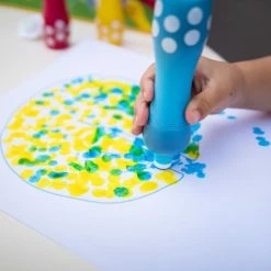 Best reviews of 💯 Djeco - Small Dots Painting For Toddlers 🤩 -EeBoo Shop DJ9887 DjecoSmallDotsPaintingforToddlers FinishedArtWork 1024x1024