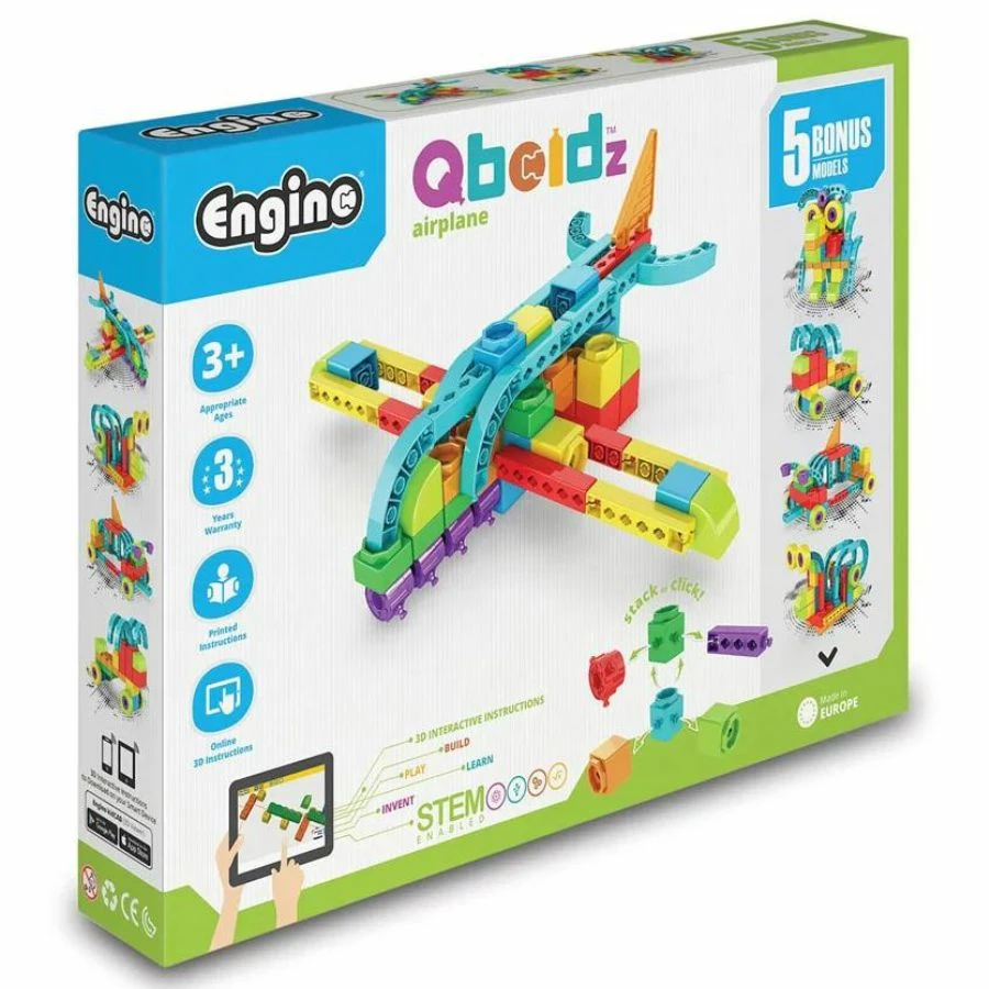 Promo ✔️ Engino - Qboidz Airplane Construction Toy 🎁 1 Promo ✔️ Engino - Qboidz Airplane Construction Toy 🎁