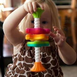 Best Sale 🛒 Fat Brain Toy Co Fat Brain Toys Co - MiniSpinny Sensory Baby Toy 🤩 -EeBoo Shop FA 134 1 Fat Brain Toy Co Mini Spinny 2 1024x1024