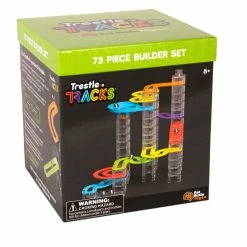 Best Sale ✔️ Fat Brain Toy Co - Trestle Tracks Builder Set Marble Run 🎁