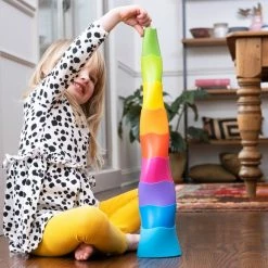 Hot Sale 👏 Fat Brain Toy Co - SpiroKu Stacking And Nesting Toy 🌟 -EeBoo Shop FA318 1 FatBrainToyCoSpiroKuStackingandNestingToy 2 1024x1024