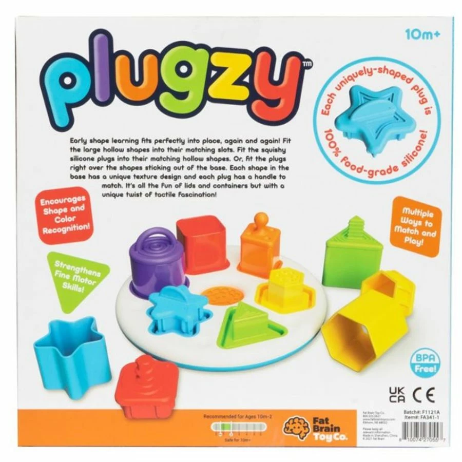 Cheapest 🔥 Fat Brain Toy Co - Plugzy Shape Sorter ✨ 5 Cheapest 🔥 Fat Brain Toy Co - Plugzy Shape Sorter ✨ - Image 5