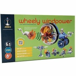 Best reviews of ๐ JohnCo Productions Johnco - Wheely Windpower 6 In 1 Wind Powered Robot ๐