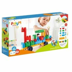 Alternative view of Cheap 😀 PolyM - Zoo Keeper N Cars Set Building Blocks 💯