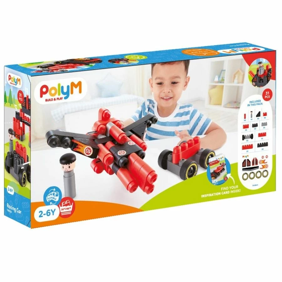 Discount π Poly M PolyM - Build And Play: Racing Car Kit π 2 Discount π Poly M PolyM - Build And Play: Racing Car Kit π - Image 2