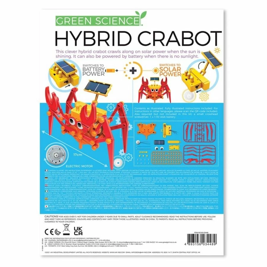 Promo ๐ 4M Toys - Green Science Hybrid Crabot ๐ฅฐ 3 Promo ๐ 4M Toys - Green Science Hybrid Crabot ๐ฅฐ - Image 3