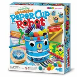 Brand new ❤️ 4M Toys - Thinking Kits Motorised Paper Cup Robot 🧨