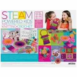Hot Sale 😍 4M Toys - STEAM Powered Kids Knitting And Crochet Craft Kit 🎁