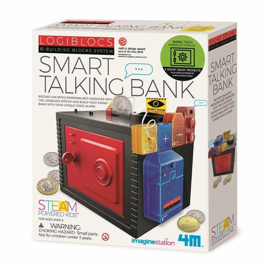 Wholesale ✨ 4M - LogiBlocs Smart Talking Bank Science Kit 🤩 1 Wholesale ✨ 4M - LogiBlocs Smart Talking Bank Science Kit 🤩