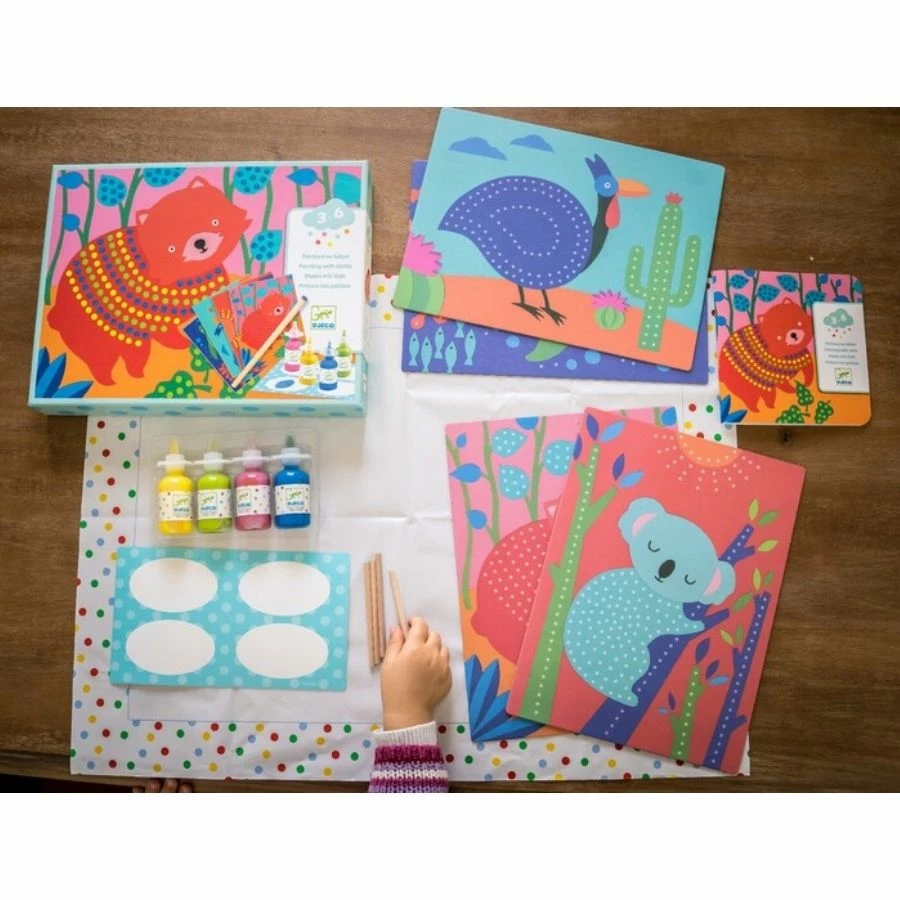 Cheapest ๐ Djeco - Pointillism Painting With Sticks โ๏ธ 3 Cheapest ๐ Djeco - Pointillism Painting With Sticks โ๏ธ - Image 3