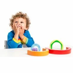 Brand new 🥰 Le Toy Van - Petilou Rainbow Tunnel Wooden Toy 🤩 -EeBoo Shop LEPL107LeToyVanPetilouRainbowTunnelToy 5 1024x1024