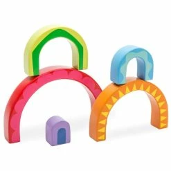 Brand new 🥰 Le Toy Van - Petilou Rainbow Tunnel Wooden Toy 🤩 -EeBoo Shop LEPL107LeToyVanPetilouRainbowTunnelToy 6 1024x1024