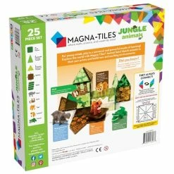 Alternative view of Promo 🎁 Magna Tiles Magna-Tiles: Jungle Animals 25 Piece Set Magnetic Tiles 🎉