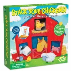 Discount 👍 Peaceable Kingdom - Stack Your Chickens Game 😀