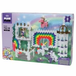 Coupon 🧨 Plus-Plus: Pastel Rainbow Castle 760 Pieces Construction Toy 🤩