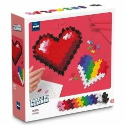 Buy 👏 Plus-Plus Blocks - Puzzle By Number Hearts 250 Pieces 😀