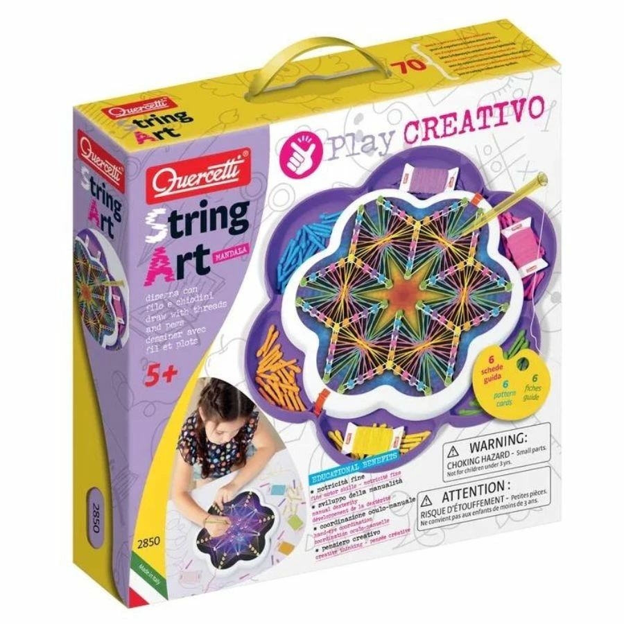 Promo ๐ Quercetti - Play Creativo: String Art Mandala ๐ 1 Promo ๐ Quercetti - Play Creativo: String Art Mandala ๐