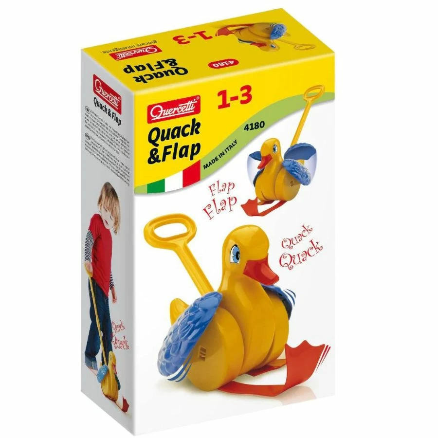 Flash Sale βοΈ Quercetti - Quack And Flap Duck Push Toy For Toddlers π₯ 1 Flash Sale βοΈ Quercetti - Quack And Flap Duck Push Toy For Toddlers π₯