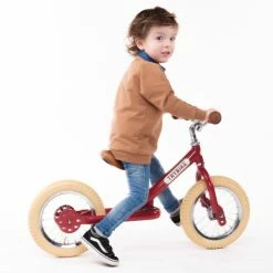 Brand new ⭐ Trybike - Red Vintage With Cream Tyres And Chrome (3 Wheel) 🔥 -EeBoo Shop TB6175 Trybike Red Vintage with Cream Tyres and Chrome 9 1024x1024